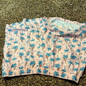 Fairly new pink swim trunks